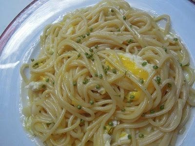 Rapidinha de Esparguete, uma receita de última hora