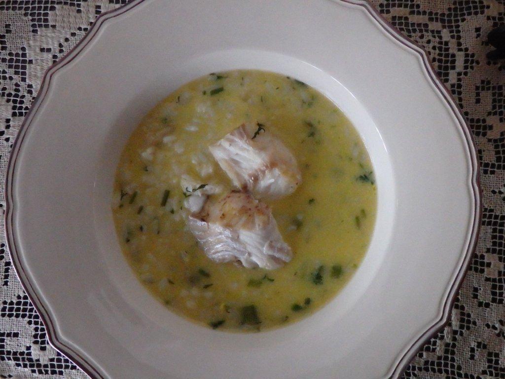 Grafe e Faca Arroz cremoso de pescada