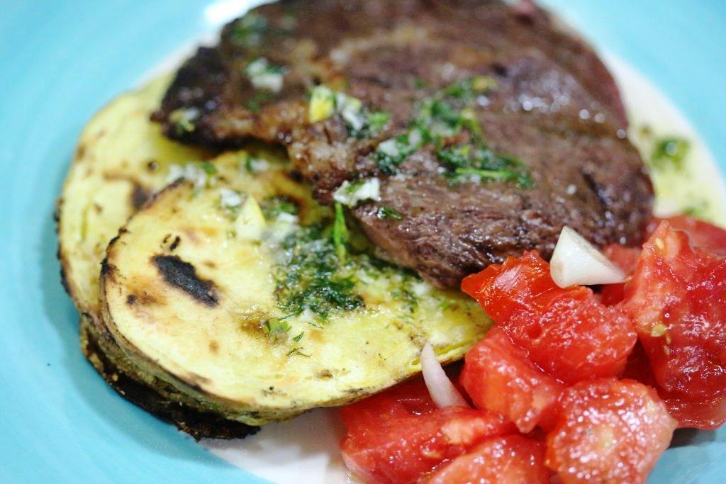 Grafe e Faca Molho de manteiga, coentros e hortela1