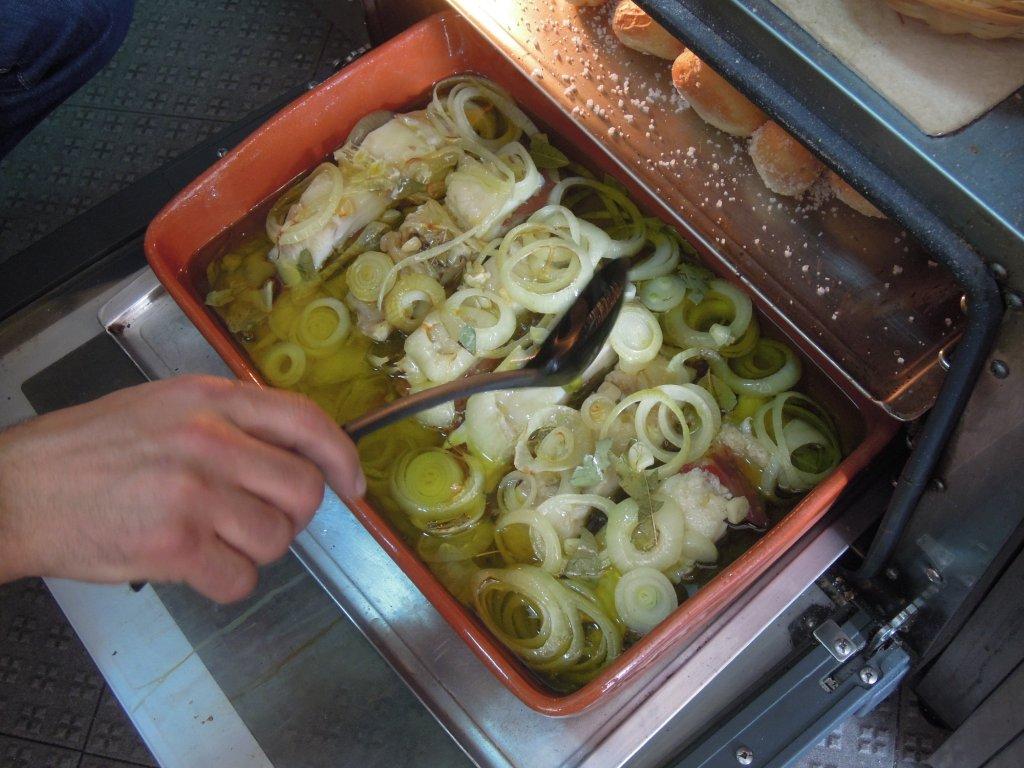 Grafe e Faca Bacalhau no forno com presunto de bolota (2)