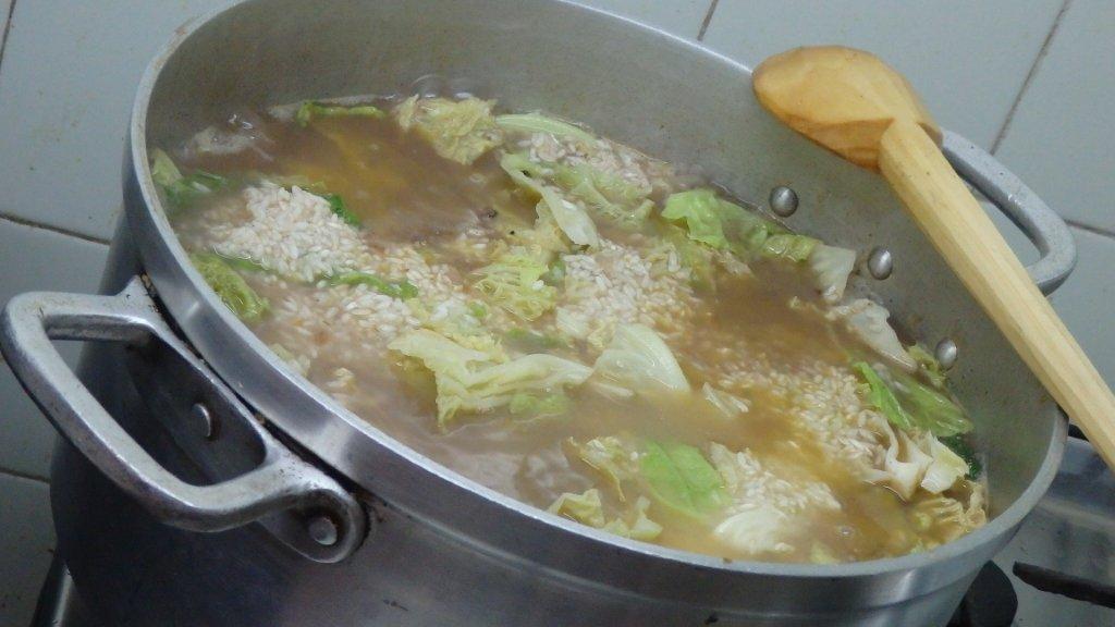 Arroz de carne com vinho tinto