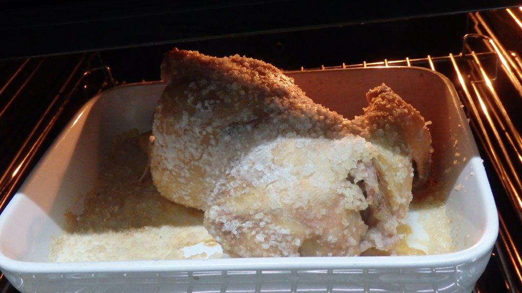 Frango assado no forno