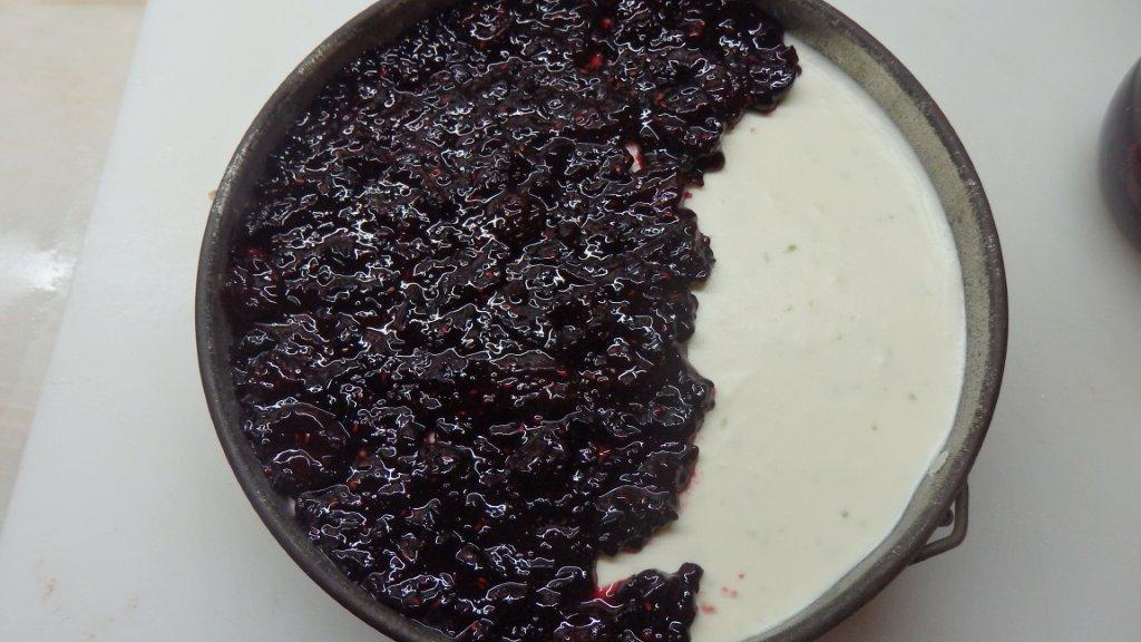 Cheesecake de Lima e Frutos Vermelhos