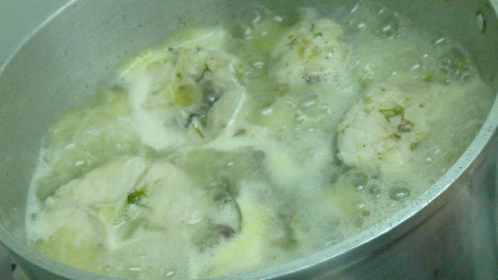 Fricassé de pescada com lima