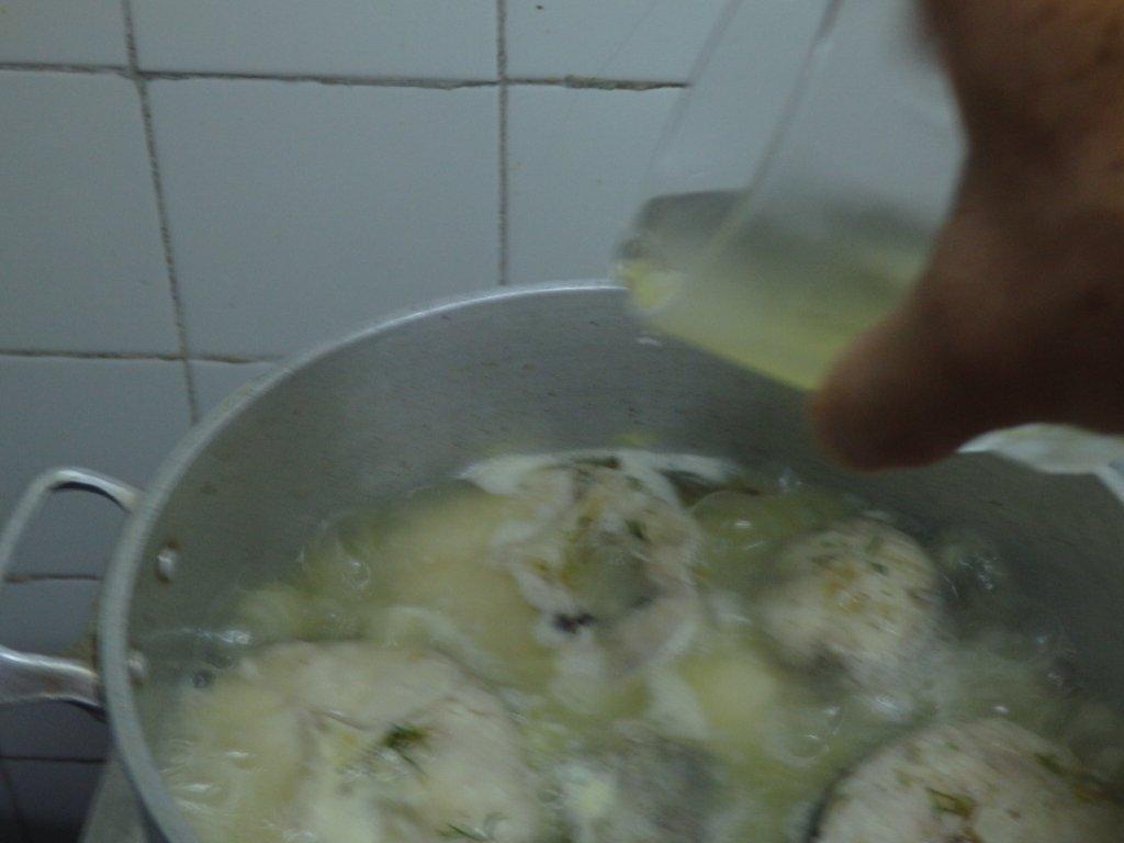 Fricassé de pescada com lima