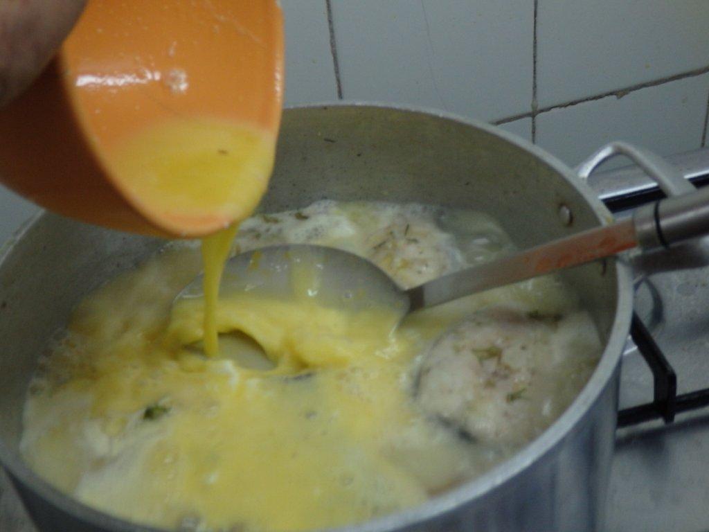 Fricassé de pescada com lima