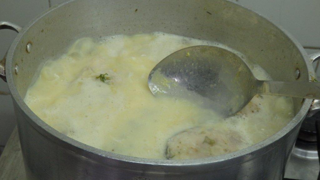 Fricassé de pescada com lima