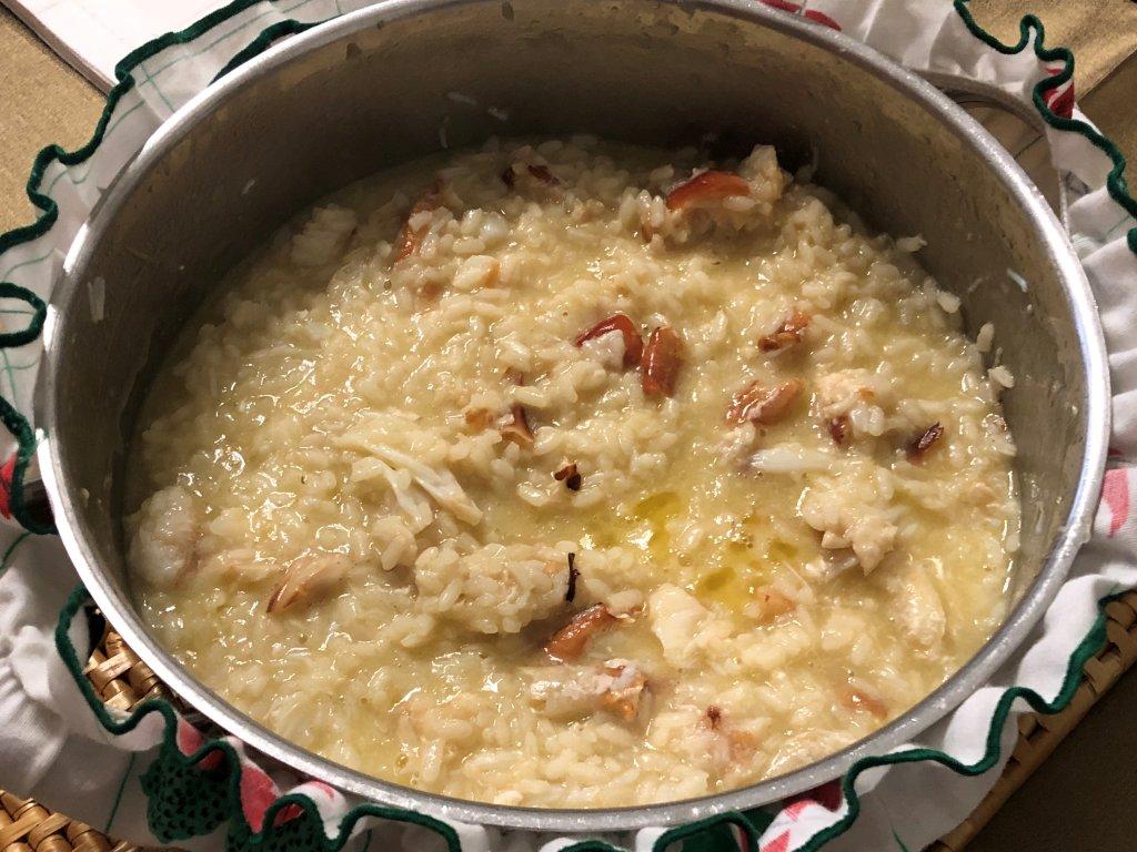 Risoto de Sapateira 