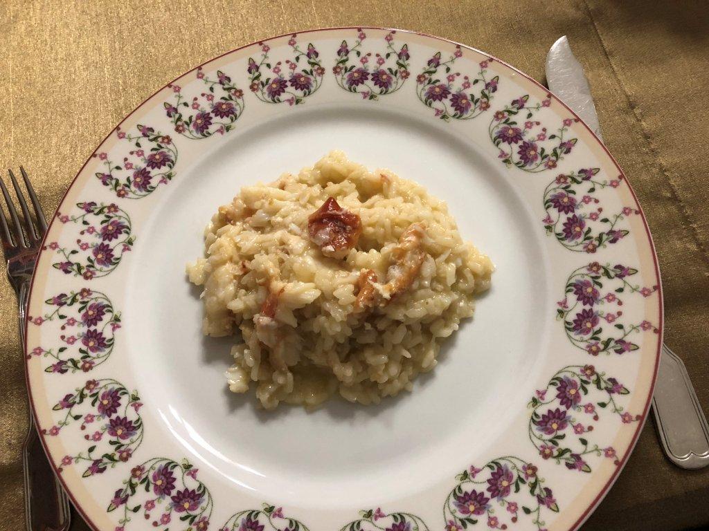 Risoto de Sapateira 