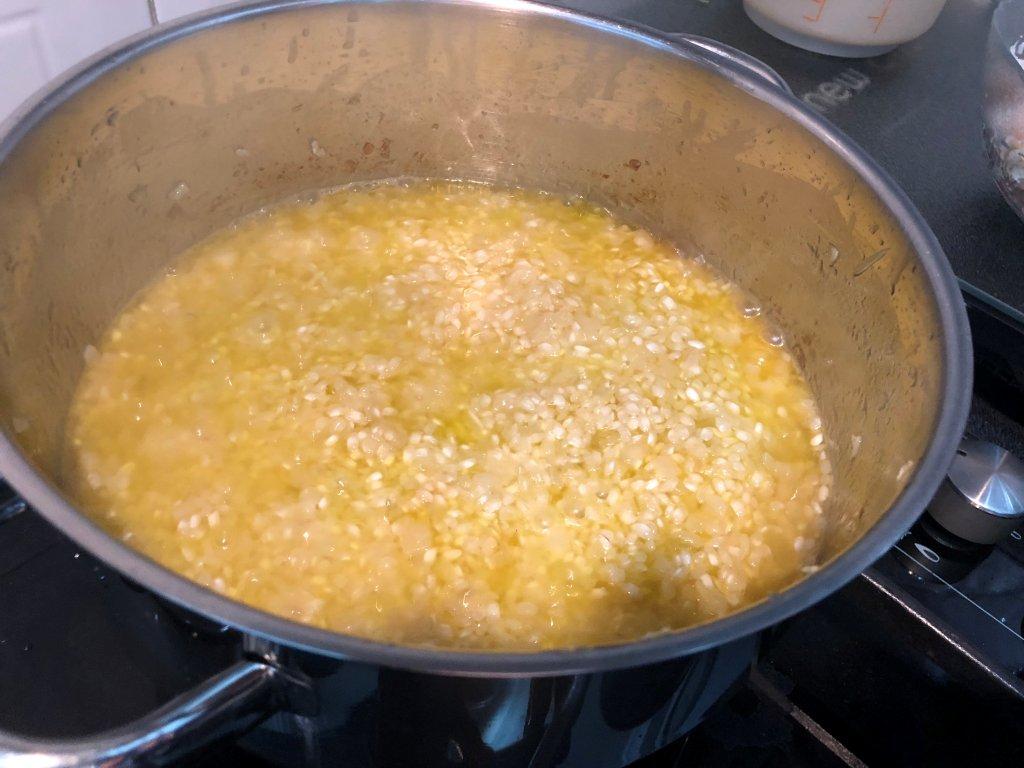 Risoto de Sapateira 