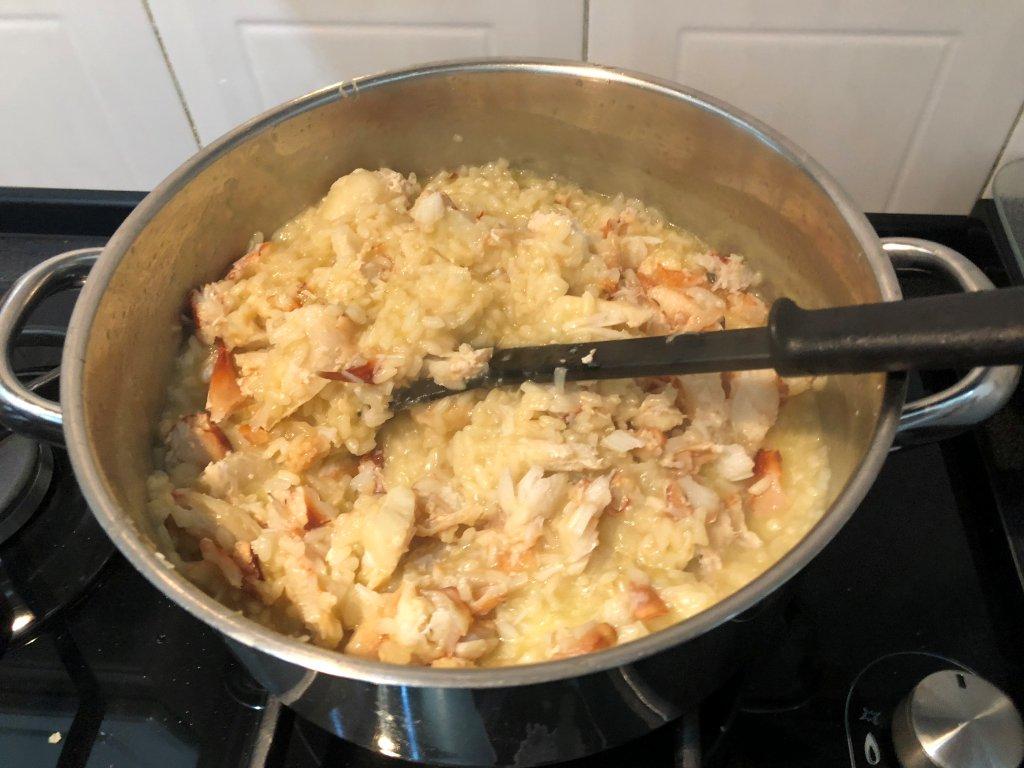 Risoto de Sapateira 