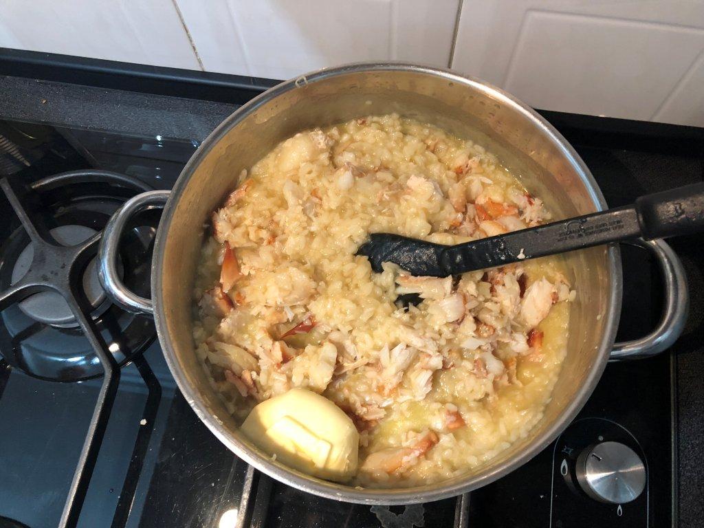 Risoto de Sapateira 