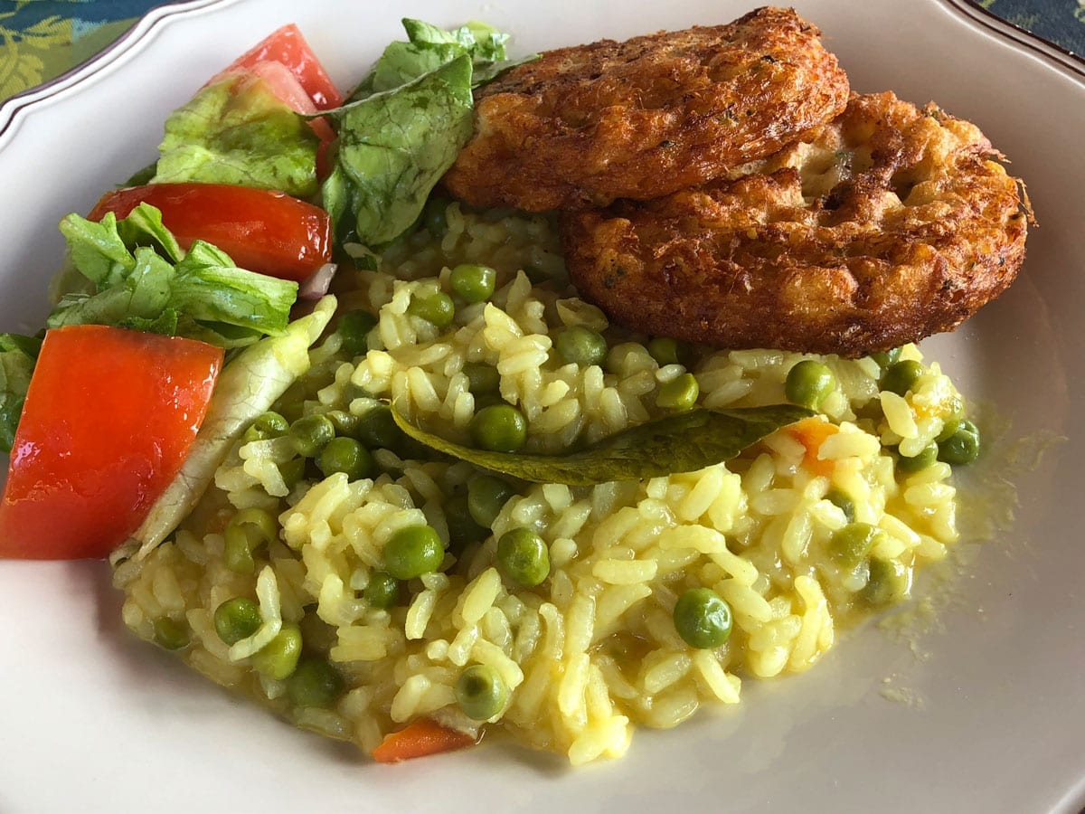 Risoto de Ervilhas Exótico