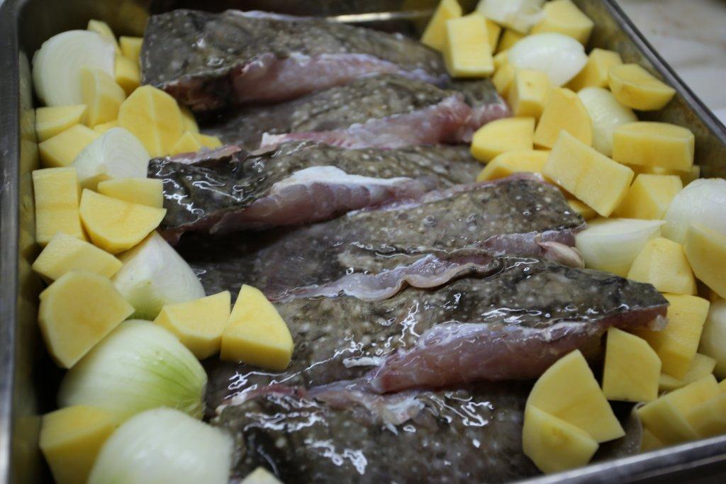 Raia Assada no Forno