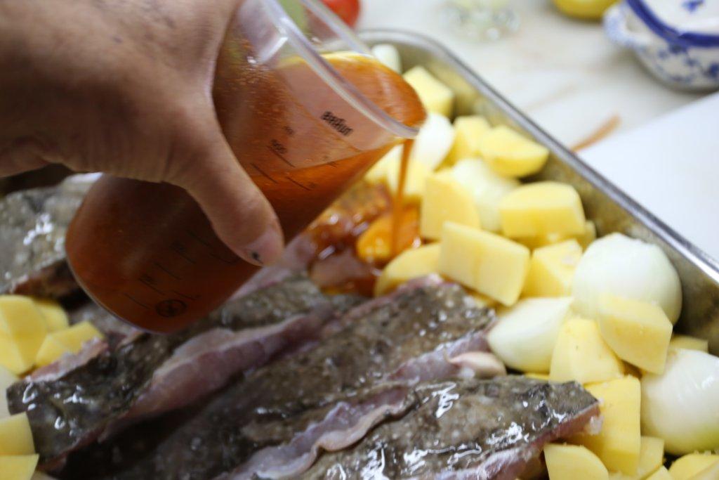 Raia Assada no Forno