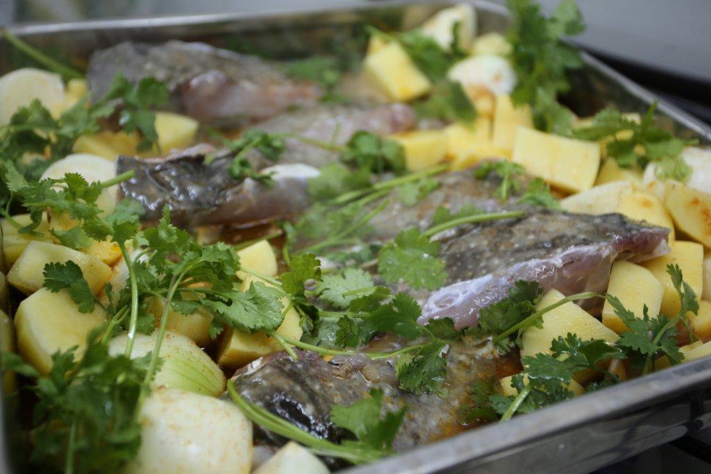 Raia Assada no Forno