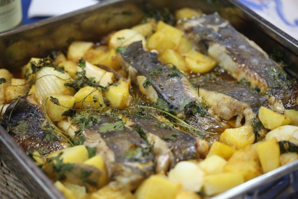 Raia Assada no Forno