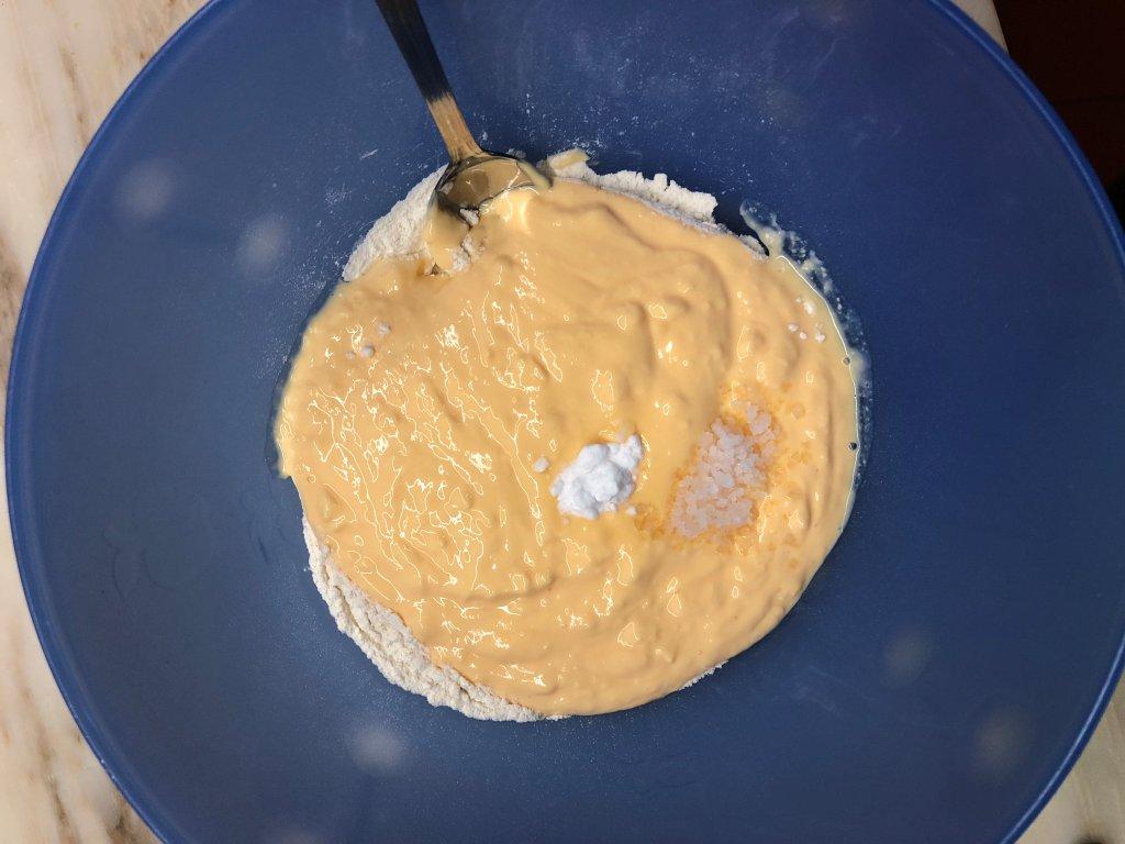 Uma espécie de focaccia a saber a salva