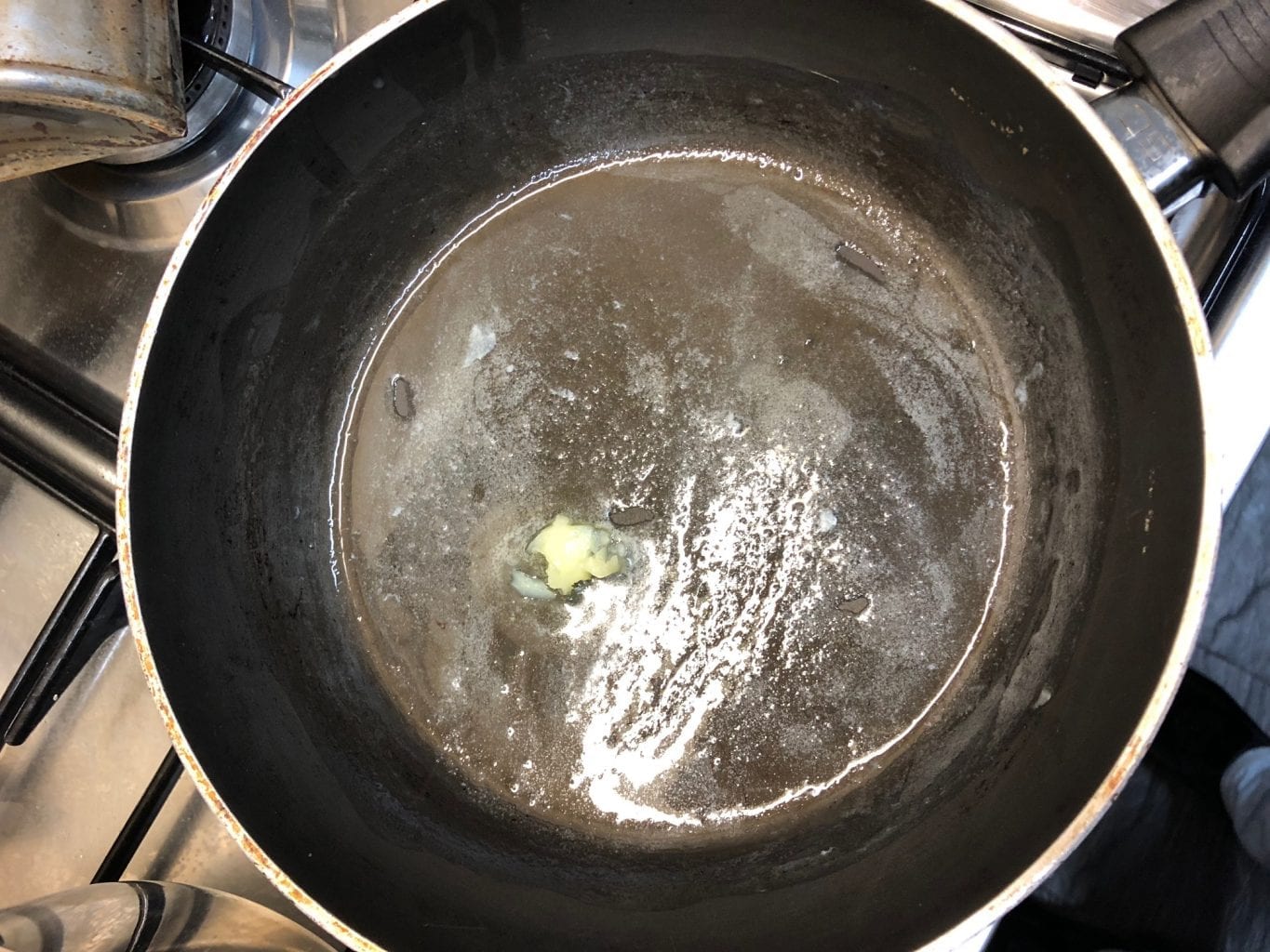 Mexido de Ovos com restos de Arroz de Cenoura