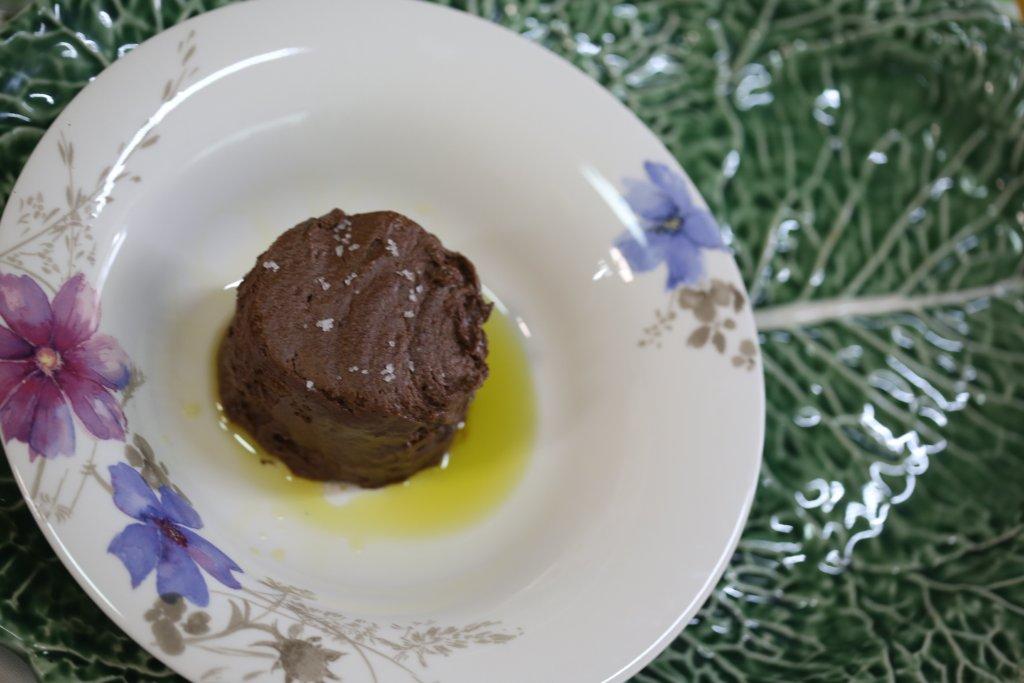 Mousse de Chocolate Temperada com Azeite e Sal