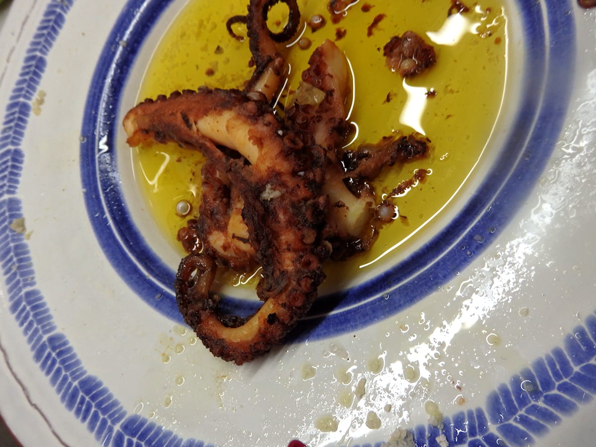 Arroz de Polvo com vinhão e um toque de Vinagre