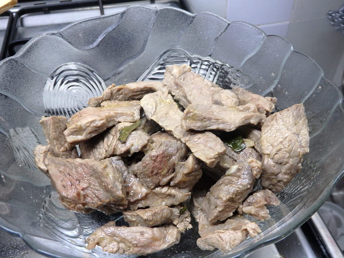 Pica Pau com molho de Soja