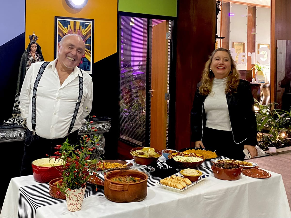 Luís Lucas e Begoña Grafe e Faca